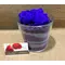 Rose Big Head (6cm)  (preserved) In Arrangement with decoration. (3) Pieces !!!