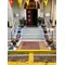 Wedding flower & candles decoration Exterior corridor. Autumn Flavor & Style.
