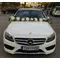 Wedding auto front side !!! Garland.