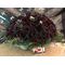 Roses Natural Black Baccara (70) stems. Very Exclusive. Quality Basket Arrangement.