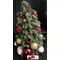 Christmas Tree Abies Nobilis Arrangement 30cm. Ideal Decoration Article for Office & Home Tables & Desks during Christmas Season.