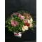 Spring joyful flowers in glass