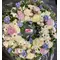 Condolences Wreath on OASIS MOSS. 70cm Diam.