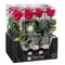 Valentine's Set of 3 pieces forever roses (forever display box & forever display jewel & forever display plexi cube)