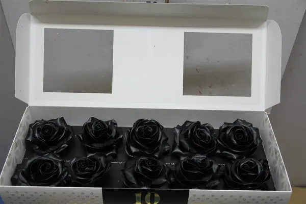 (4) τριαντάφυλλα  με επικάλυψη "Κεριού" Ροζ Σύνθεση σε καπελιέρα !!! ΝΕΟ !!! Επίσης διαθέσιμα σε μαύρα