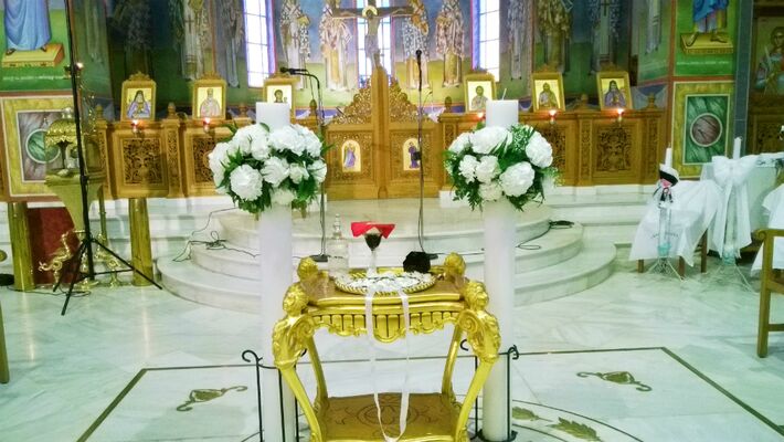 Wedding candles "Hydrangea Wreaths"